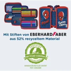 Undercover Spider-Man - Federmäppchen Mit 3 Fächern - 30-teilig 13 Undercover Spider-Man - Federmäppchen Mit 3 Fächern - 30-teilig -Schule Deutschland Verkaufs-Shop 248433 4043946306399 Undercover GmbH SPM Tripledecker 7