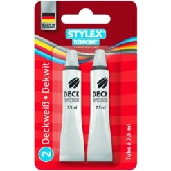 Stylex - Deckweiß 2 Tuben - Je 7,5ml