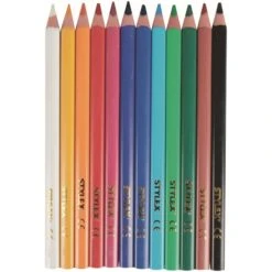 Stylex - 12 Jumbo Dreikant Buntstifte