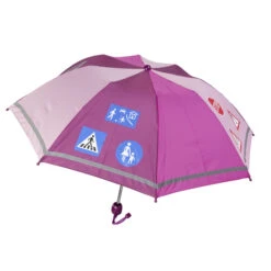 Regenschirm - Verkehrsschilder - Violett