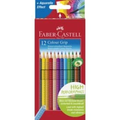 Faber-Castell, 12 Farbstifte Colour GRIP -Schule Deutschland Verkaufs-Shop 4005401124122 42164