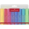 Faber-Castell - 8 Textmarker - Pastellfarben