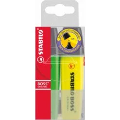 STABILO Textmarker BOSS Original - 2er Pack - Sortiert -Schule Deutschland Verkaufs-Shop 4006381224222 2083191