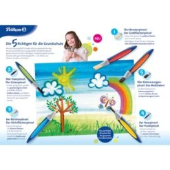 Pelikan - Griffix®Schulpinsel Starterset - 5er -Schule Deutschland Verkaufs-Shop 4012700700735 2083841