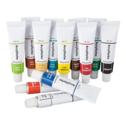 Acrylfarbenset - 12 Tuben à 12 Ml