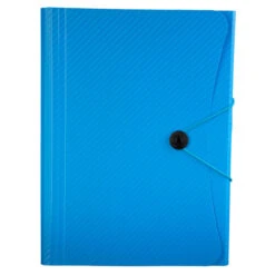 Fächermappe A4 - Carbon Design - Blau