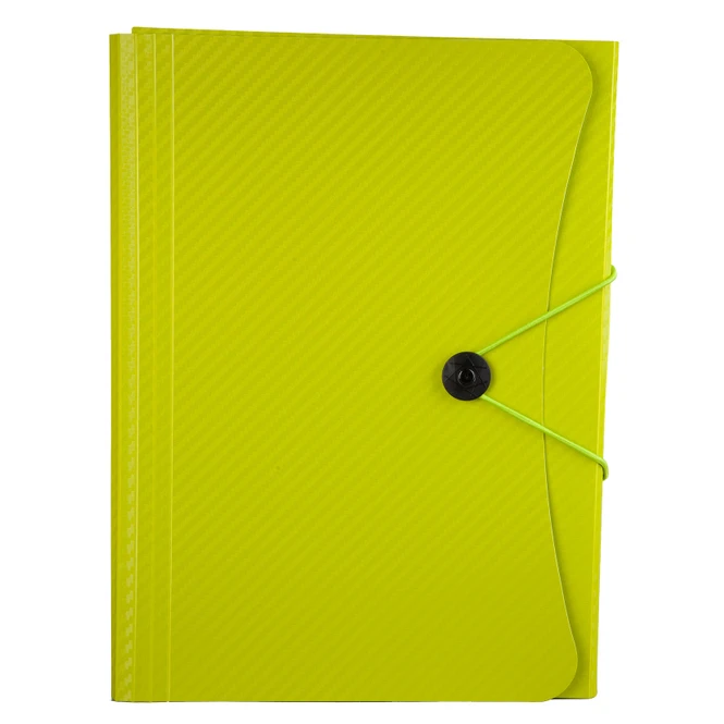 Fächermappe A4 - Carbon Design - Grün 2 Fächermappe A4 - Carbon Design - Grün – Bild 2
