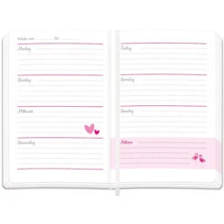 Roth Schülerkalender - Effekt Timer - DIN A6 - Rosé-metallic -Schule Deutschland Verkaufs-Shop 4028279891002 20856831