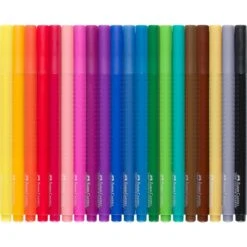 Faber-Castell - Grip Filzstifte - 20 Farben -Schule Deutschland Verkaufs-Shop 66618 4005401553205 eberhard faber filzstifte grip colour 20er 03