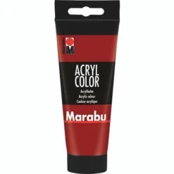 Marabu - Acryl Farbe - Rubinrot - 1 Tube á 100 Ml