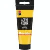 Marabu - Acryl Farbe - Mittelgelb - 1 Tube á 100 Ml
