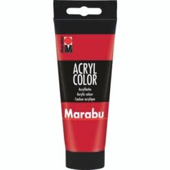 Marabu - Acryl Farbe - Kirschrot - 1 Tube á 100 Ml