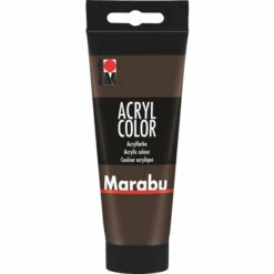 Marabu - Acryl Farbe - Dunkelbraun - 1 Tube á 100 Ml