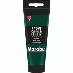 Marabu - Acryl Farbe - Tannengrün - 1 Tube á 100 Ml