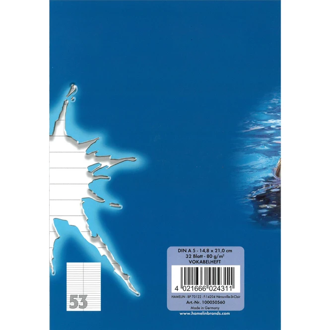 Vokabelheft A5 Nr. 53 - 2 Spalten - 32 Blatt 1 Vokabelheft A5 Nr. 53 - 2 Spalten - 32 Blatt